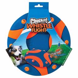 Chuckit Whistle Flight Dog Frisbee som gör visslande ljud